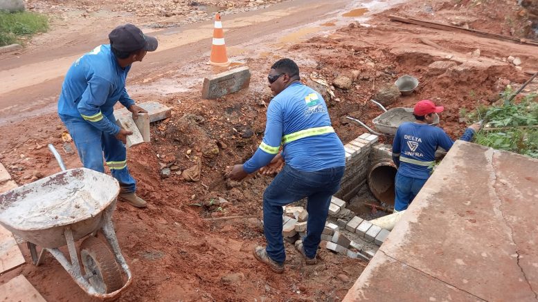 Obra De Drenagem Profunda Vai Melhorar O Escoamento De águas Pluviais E